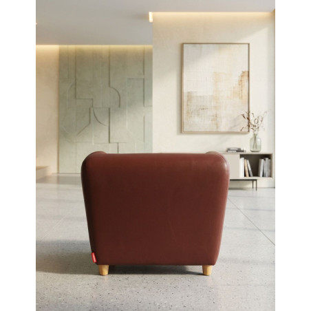 Sillón para Salas de Espera Granate de Perobell - Montiel