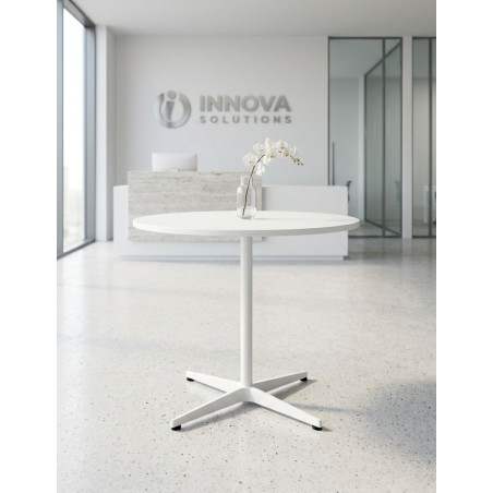 Mesa de Centro Redonda Blanca MM1836 de Montiel