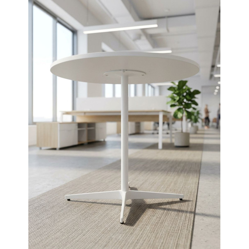 Mesa de Centro Redonda Blanca MM1836 de Montiel