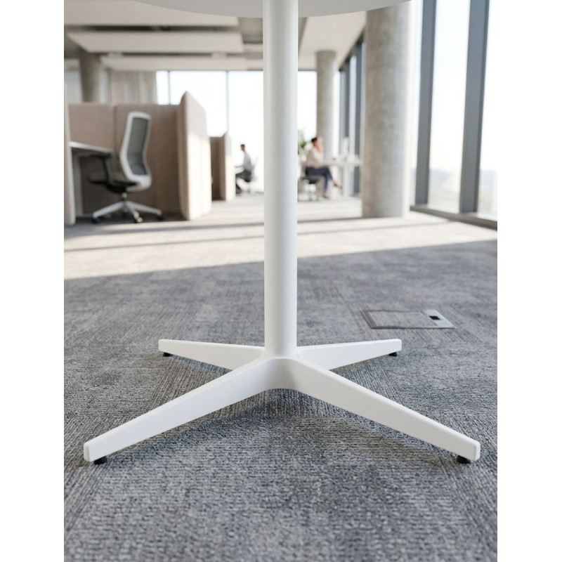 Mesa de Centro Redonda Blanca MM1836 de Montiel