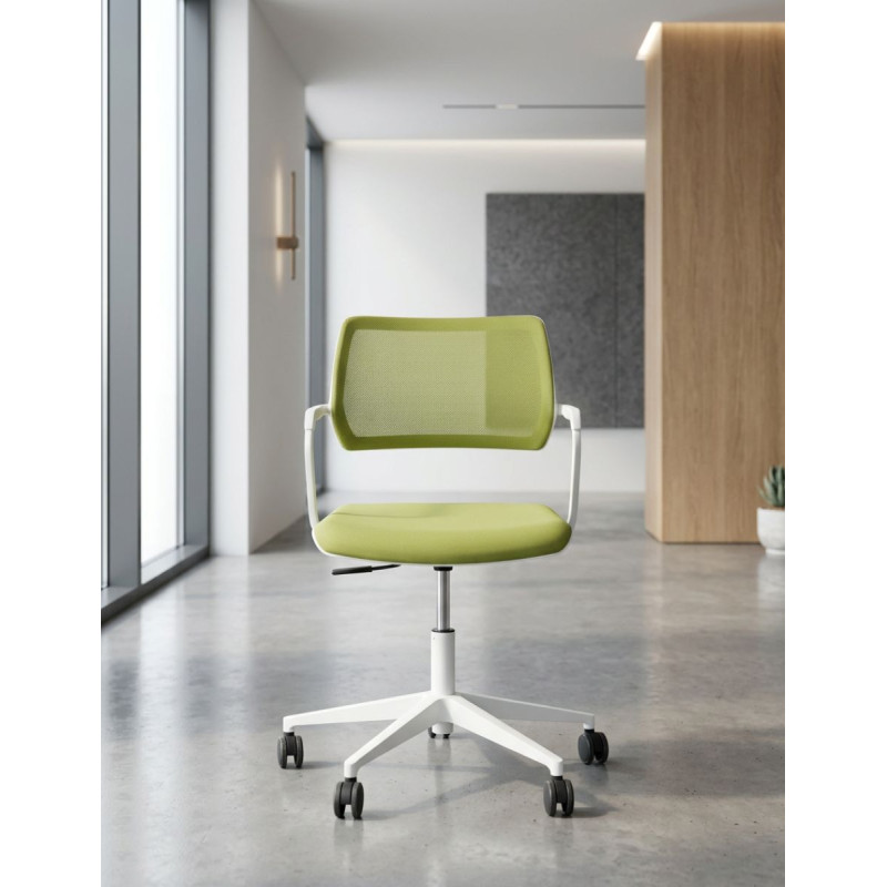 Silla Oficina Giratoria Verde de Steelcase - Montiel