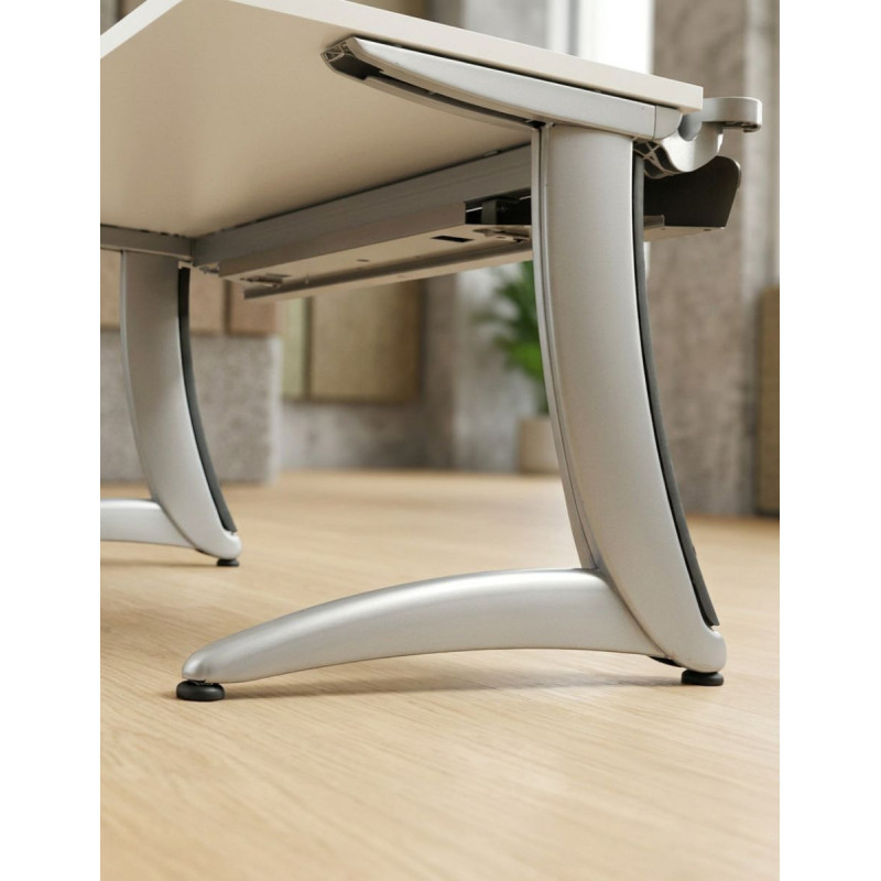 Escritorio Blanco 140x80 cm. TNT de Steelcase - Montiel