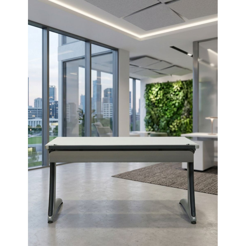 Escritorio Blanco 140x80 cm. TNT de Steelcase - Montiel