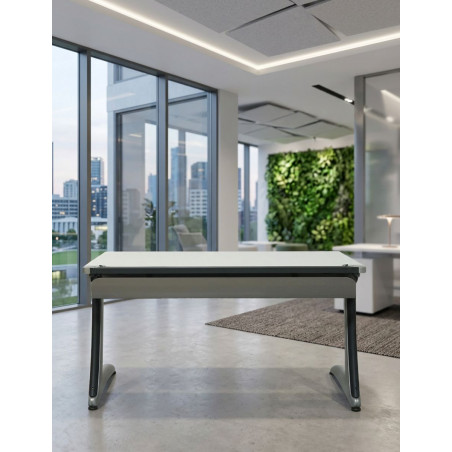 Escritorio Blanco 140x80 cm. TNT de Steelcase - Montiel