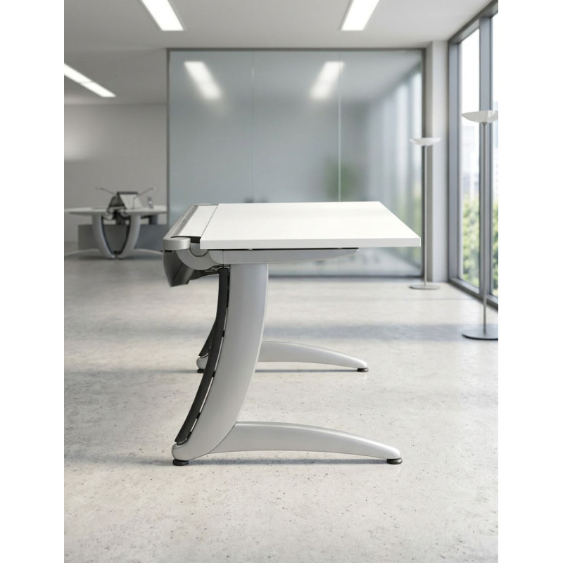 Escritorio Blanco 140x80 cm. TNT de Steelcase - Montiel