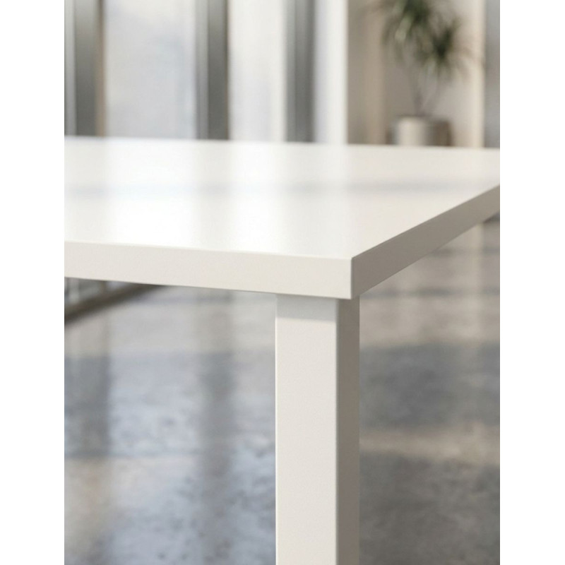 Mesa Blanca Oficina 140x80 cm. Eco de Kunna - Montiel