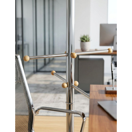 Perchero Oficina de Pie Cromado MM1838 de Montiel