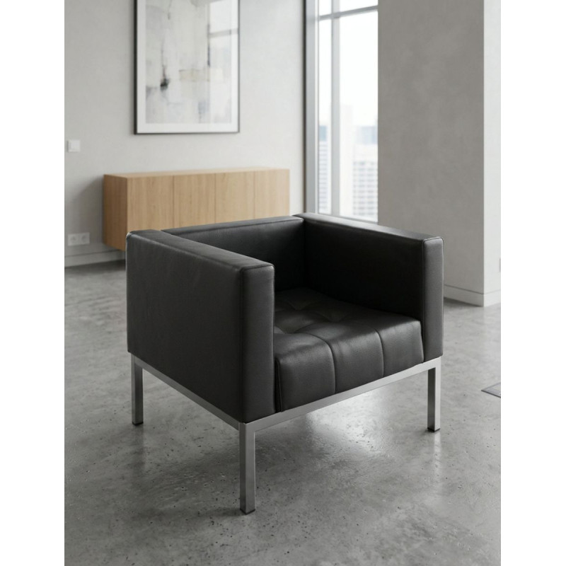 Sillón Oficina de Recepción Negro de Zanotta - Montiel