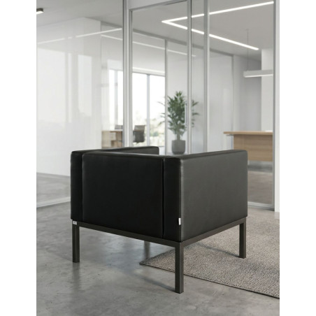 Sillón Oficina de Recepción Negro de Zanotta - Montiel