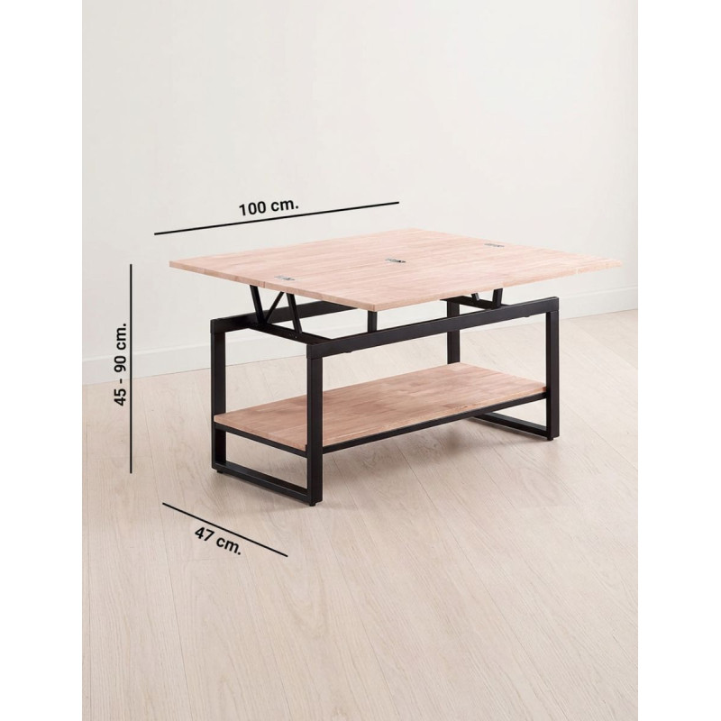 Mesa de Salón 100x45-90 cm. Fox Line de Adec - Montiel