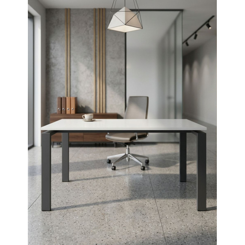 Escritorio Blanco 140x79cm. MM1811 - Montiel