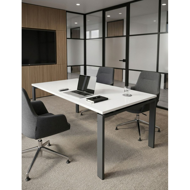 Escritorio Blanco 140x79cm. MM1811 - Montiel