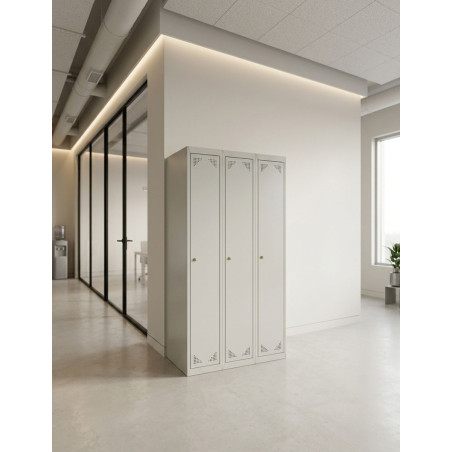 Taquilla Oficina 180x75 cm. 3 Módulos Rock de Biacom - Montiel