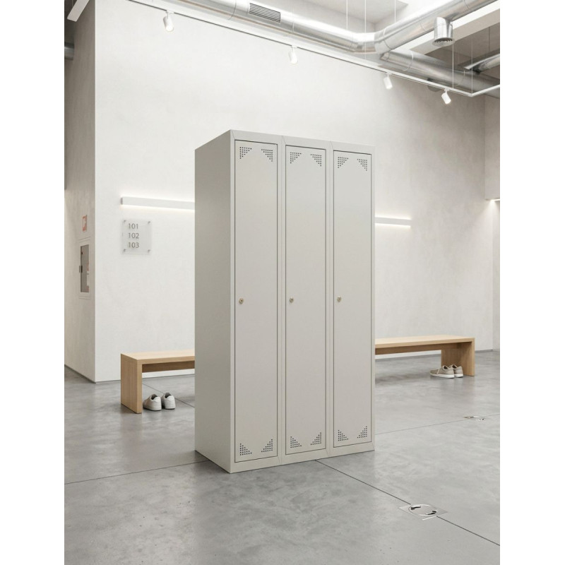 Taquilla Oficina 180x75 cm. 3 Módulos Rock de Biacom - Montiel