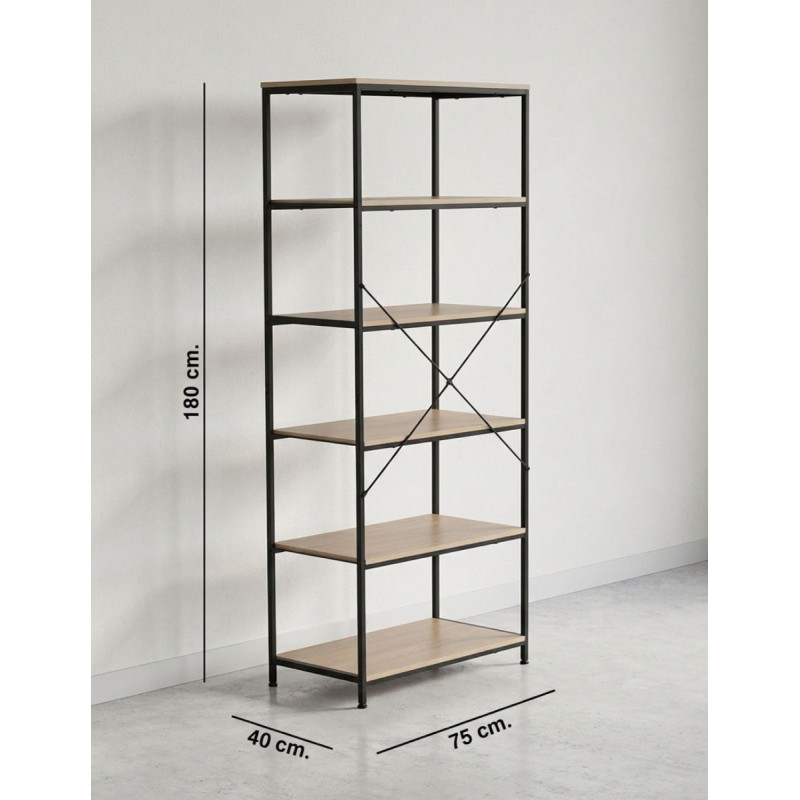 Estantería para Salón 180x75 cm. Hermes de Adec - Montiel