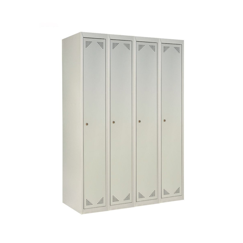 Taquilla Gris 4 Módulos 180x120 cm. ECO de Biacom - Montiel