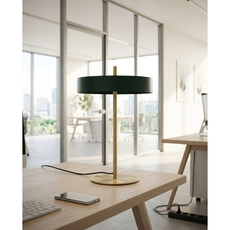 Lámpara de Mesa Redonda de Metal Korkor - Montiel