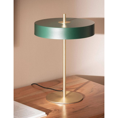 Lámpara de Mesa Redonda de Metal Korkor - Montiel