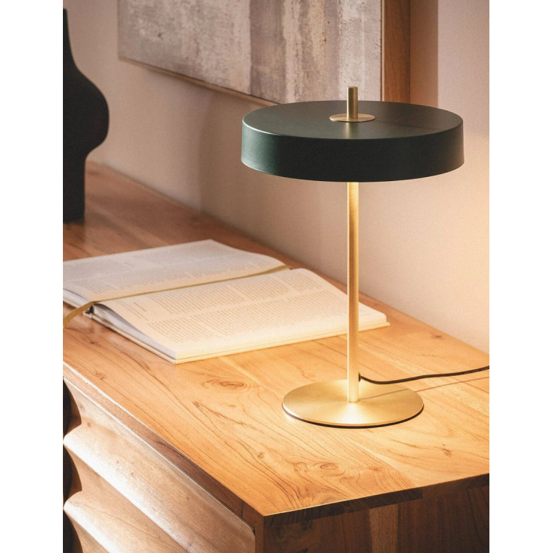 Lámpara de Mesa Redonda de Metal Korkor - Montiel