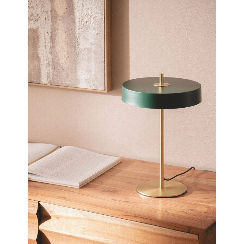 Lámpara de Mesa Redonda de Metal Korkor - Montiel