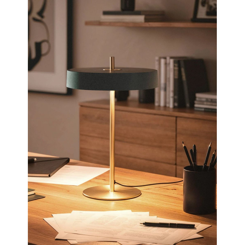 Lámpara de Mesa Redonda de Metal Korkor - Montiel