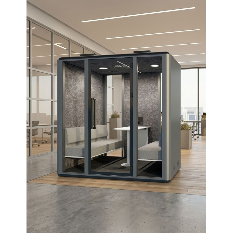 Cabina Oficina para 4 Personas Vega Box 4 de Euromof - Montiel
