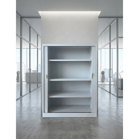 Armario Oficina Gris 160x120 cm. de Gapsa - Montiel