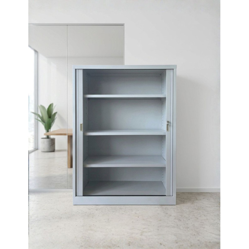 Armario Oficina Gris 160x120 cm. de Gapsa - Montiel