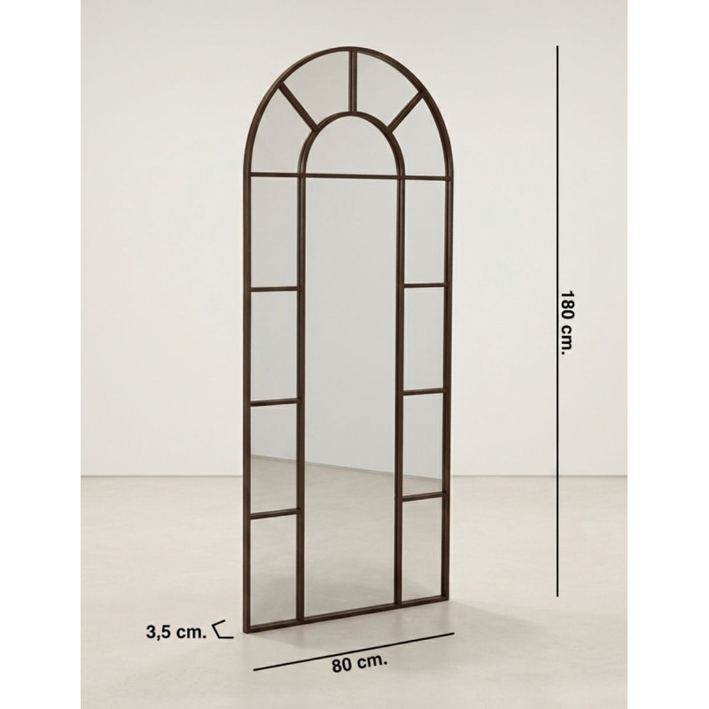 Espejo Tipo Ventanal 80x180 cm. BOHEME de Adec - Montiel