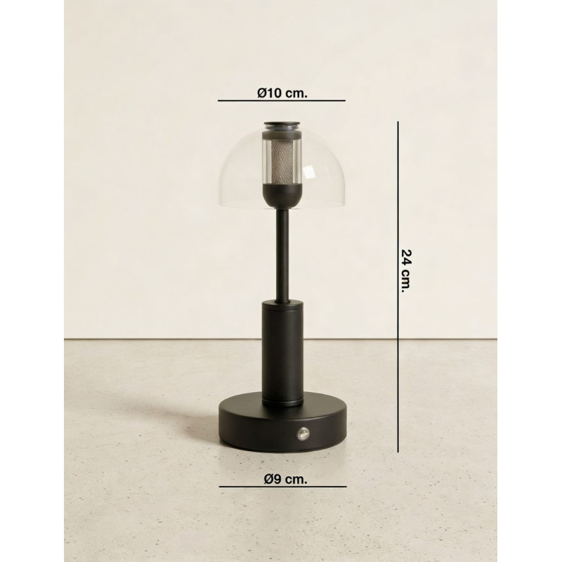 Lámpara Oficina de Mesa LED Metálica Luliu Ladza - Montiel