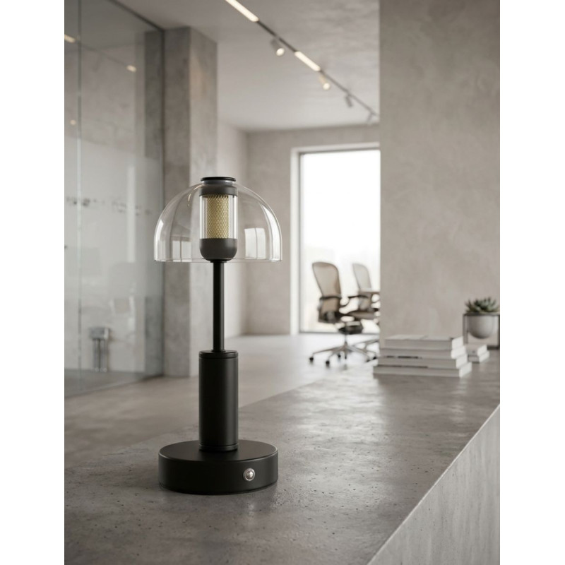 Lámpara Oficina de Mesa LED Metálica Luliu Ladza - Montiel