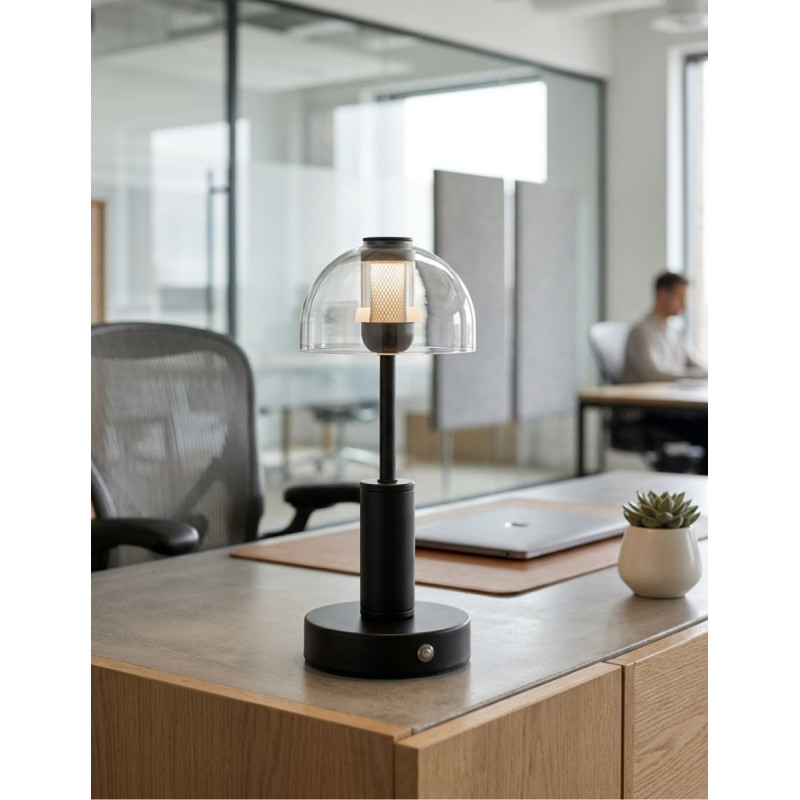 Lámpara Oficina de Mesa LED Metálica Luliu Ladza - Montiel