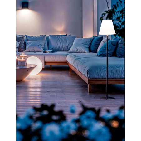 Lámpara Solar de Pie LED de Exterior Larso - Montiel