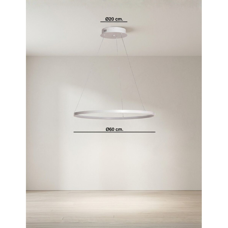 Lámpara Colgante Oficina LED de Aluminio Ivalo - Montiel