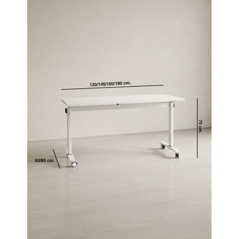Mesa de Oficina Plegable con Ruedas de Kunna - Montiel