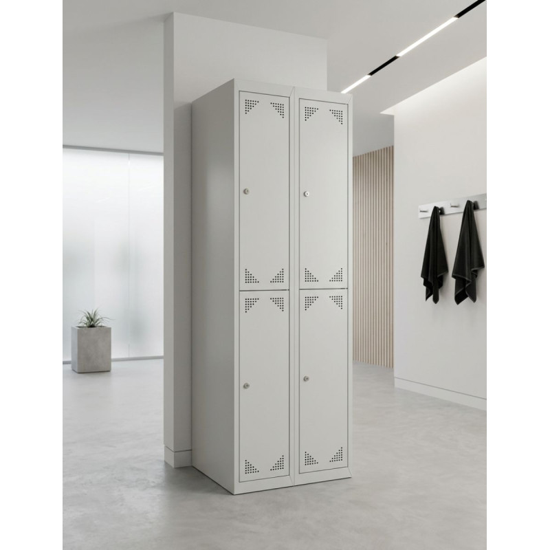 Taquilla 2 Módulos de 2 Puertas ECO de Biacom  - Montiel