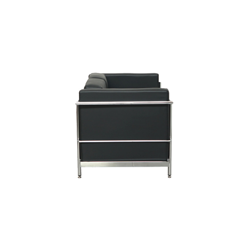 ▷ Sillón de Diseño LECOR en similpiel negro - Oficinas Montiel