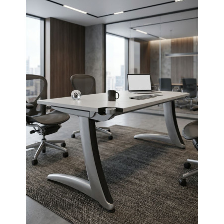 Mesa de Escritorio Blanca de Steelcase - Montiel