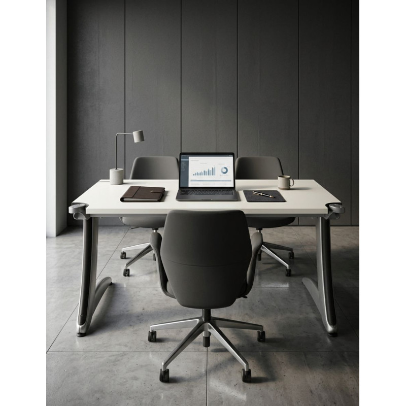 Mesa de Escritorio Blanca de Steelcase - Montiel