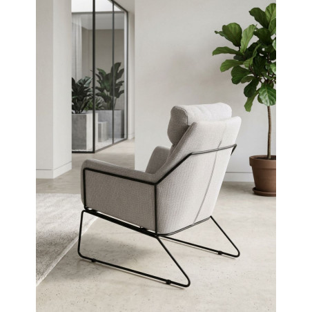 Sillón Tapizado Elegante para Hogar Napoli - Montiel