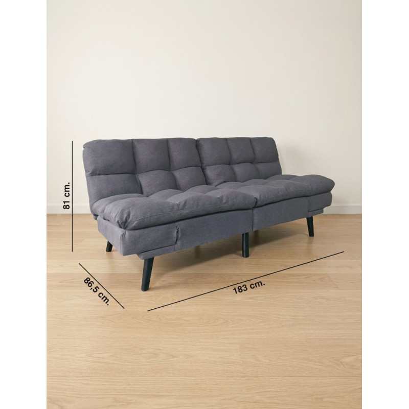 Sofá Cama Acolchado de Hogar Sendai de Adec -  Montiel