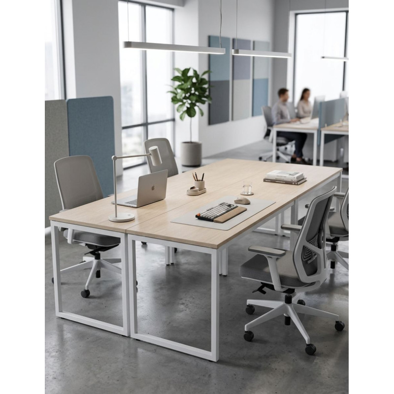 Mesa Doble Escritorio para Oficinas Strip de Kesta - Montiel