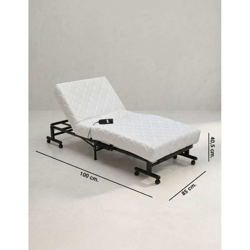 Cama Plegable Supletoria Motorizada 85x195 cm. Dorsia - Montiel