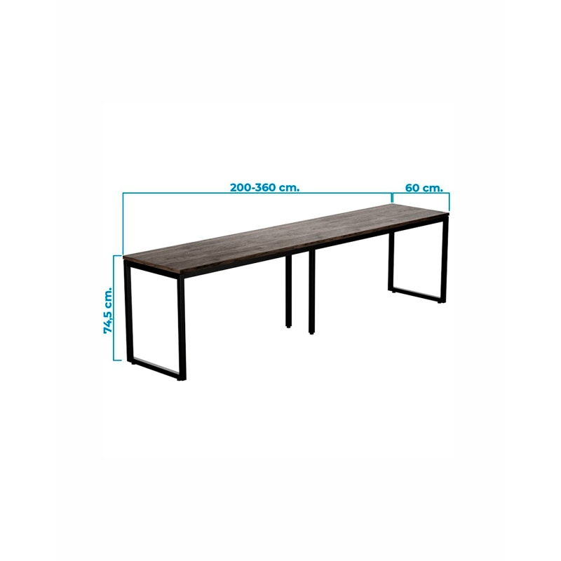 Mesa Doble Escritorio para Oficinas Strip de Kesta - Montiel