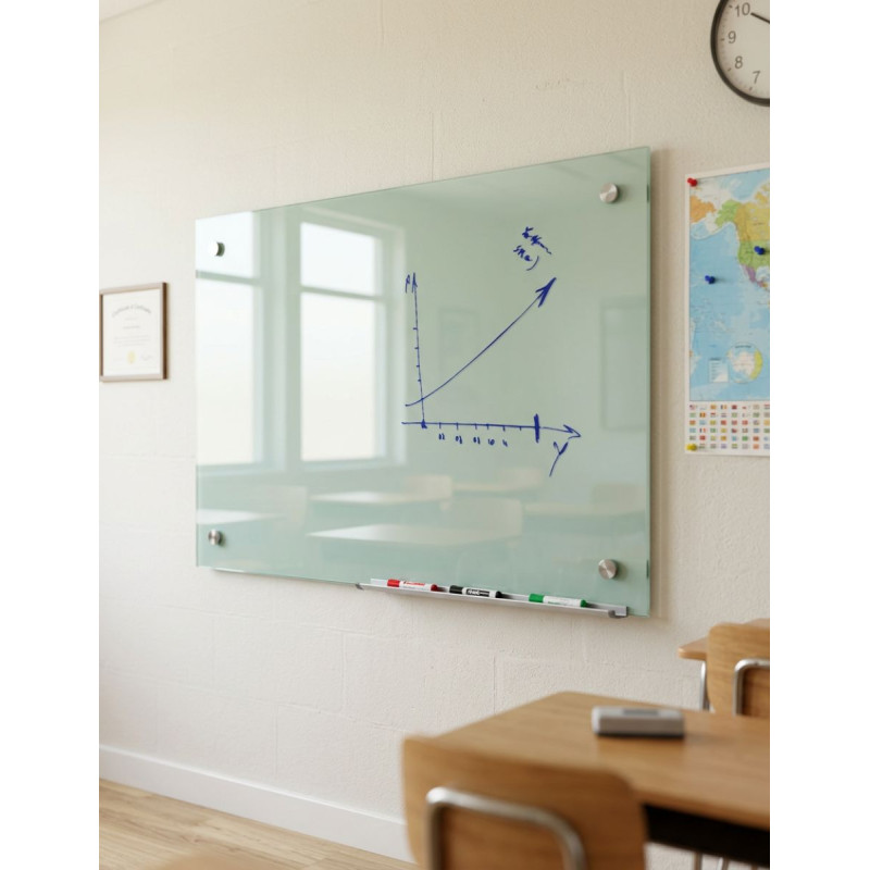 Pizarra Magnética de Pared Cristal Templado - Montiel