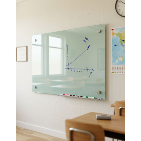 Pizarra Magnética de Pared Cristal Templado - Montiel