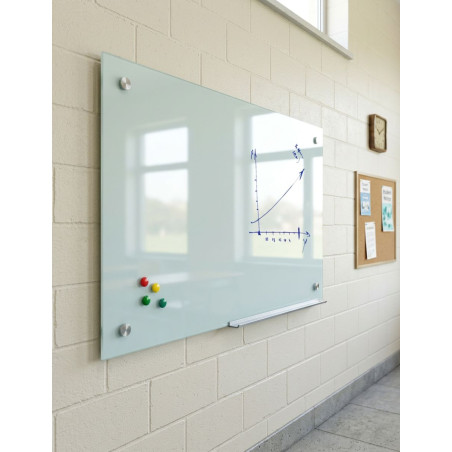 Pizarra Magnética de Pared Cristal Templado - Montiel