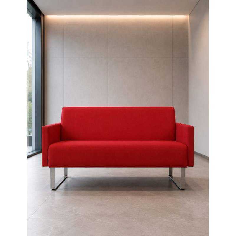 Sofá Rojo 2 Plazas MM1857 - Montiel