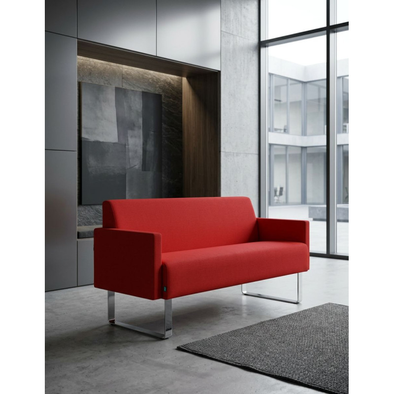 Sofá Rojo 2 Plazas MM1857 - Montiel