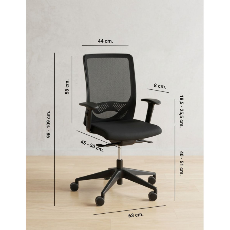 Silla Ergonómica Sincro MM1860 - Montiel